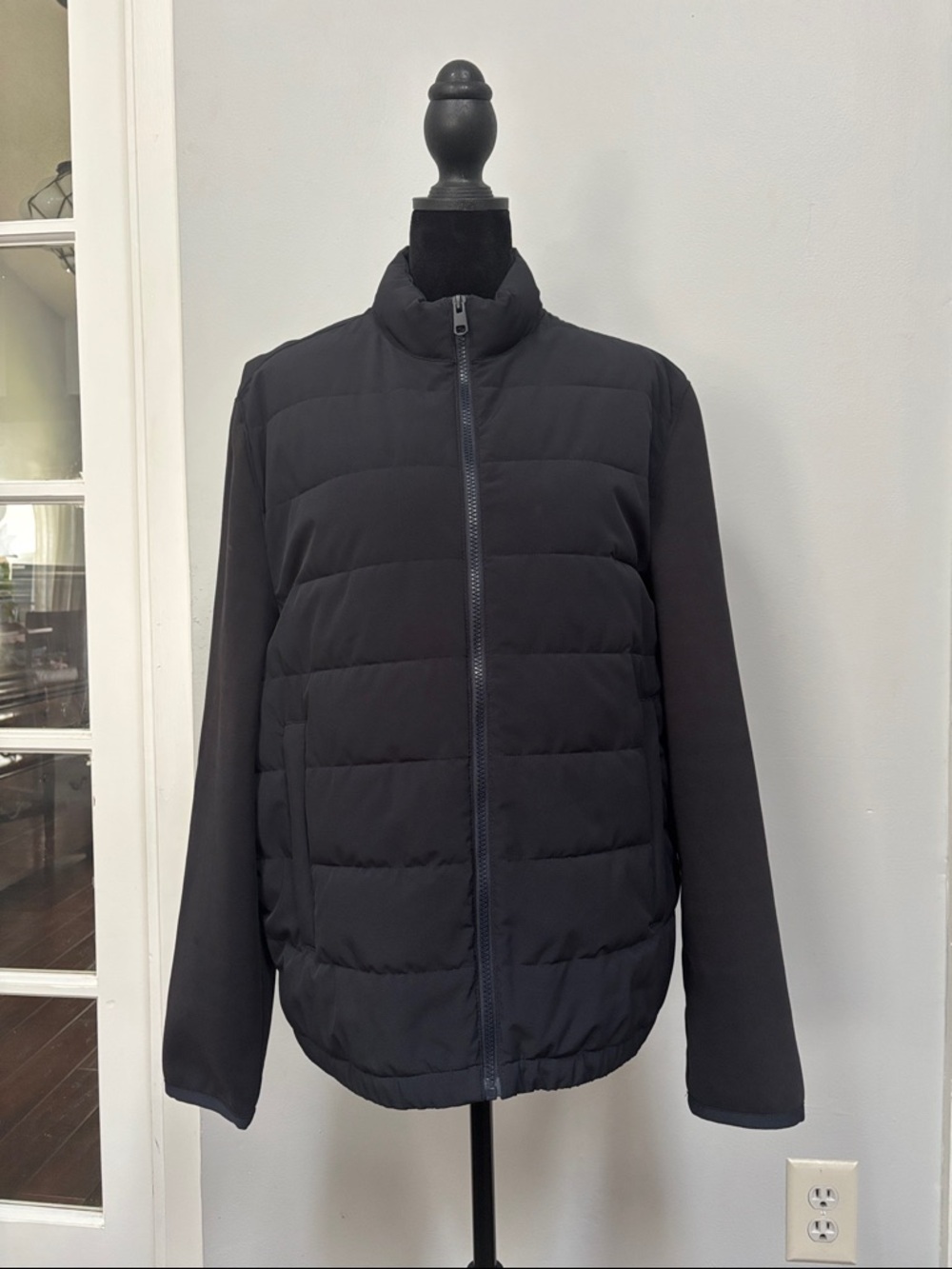 Zara Mens Combination Puffer Jacket